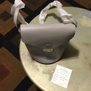 Flap Bucket Crossbody Purse